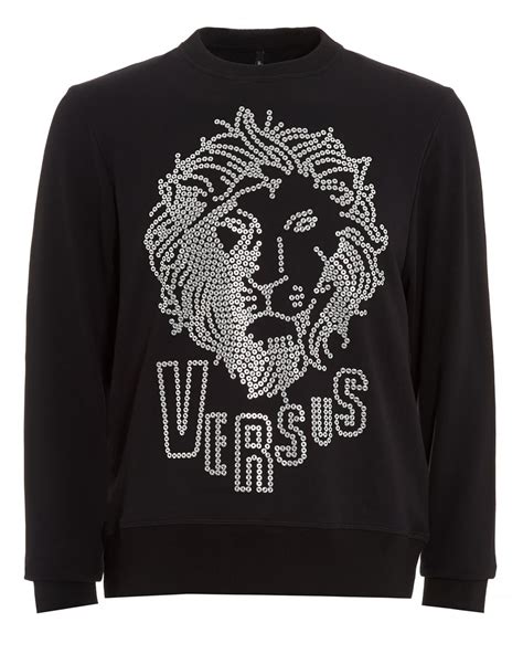 versace lion sweatshirt|versace sweatshirts for men.